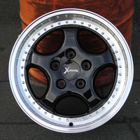 Jantes en alliage X-RIMS 18x8 5x130 5 branches classiques Bronze Silver Lip ET 50mm pour Porsche 911 Classe G