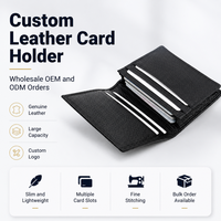 Porte-cartes de visite en cuir PU noir, organiseur pliable à plusieurs compartiments, étui exécutif avec blocage RFID, antivol, fermeture magnétique