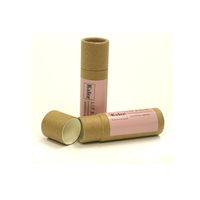 Tube en papier push-up biodégradable pour déodorant naturel, Tube en carton Kraft pour baume à lèvres et rouges à lèvres