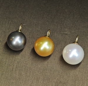 UM Jewelry 18K chapado en oro perla de agua de mar Natural 10mm-11mm colgante Unisex/mujeres colgantes finos dijes para aniversario diario - Product Image 6