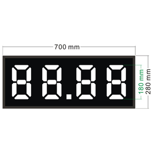 Afficheur de prix LED à utiliser dans les stations-service - Product Image 2