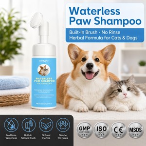 ZouRunAn <span class=keywords><strong>Shampoo</strong></span> Senz'Acqua per Zampe 150ml, Schiuma Delicata per la Pulizia delle Zampe di Cani e Gatti, con Camomilla e Avena, Acquisto all'Ingrosso - Product Image 2