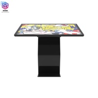 Kios Iklan Digital LCD Pintar dengan Layar Sentuh Interaktif 4K Tipe K untuk Layanan Mandiri