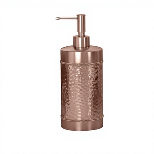 Distributeur de savon liquide de qualité supérieure en acier inoxydable martelé pour accessoires de salle de bain - Product Image 1