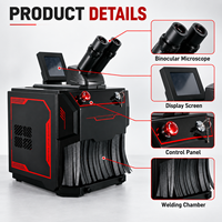 Machine de soudage laser pour bijoux 60W pour la réparation d'anneaux, de chaînes et de bracelets en or et en argent