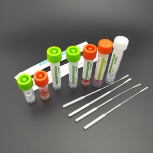 Viral transport kit nasal sampling swab vtm plastic tube and swab - Product Image 5