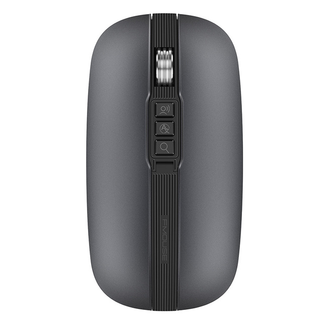 Computer Ergonomic Mini Rechargeable Wireless Mouse USB 2.4G BT Dual Mode Mice Silent Optical Mouse