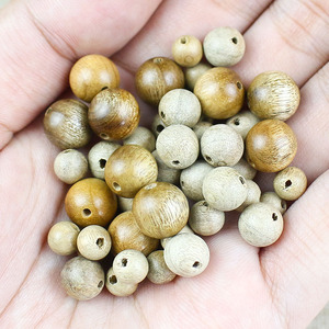 Golden Phoebe Wood Round Beads 6 8 10mm Loose <b>Spacer</b> For Jewelry Making - Product Image 2