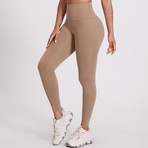 Vêtements de sport Aoyema Leggings de sport taille haute pour filles colorées Pantalon de yoga extensible dans les quatre sens Leggings de yoga d'entraînement - Product Image 6