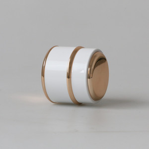 Trắng Với Vàng Nhựa Mỹ Phẩm Jar Mặt Kem <span class=keywords><strong>Container</strong></span> 15 Gam 30 Gam 50 Gam - Product Image 6