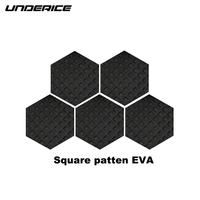 Underice 7 ''Diamond Small Piece Traction Pad 5mm EVA Custom Surfboard Traction Grips Set Anti-slip Pads pour le surf