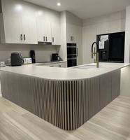 Panneau acoustique flexible certifié en lattes de bois, placage MDF, support PET, TUV, pliable, enroulable, insonorisant, panneau mural incurvé