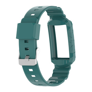 Bracelet de montre étanche en silicone adapté au bracelet de montre <span class=keywords><strong>Fitbit</strong></span> <span class=keywords><strong>Charge</strong></span> <span class=keywords><strong>3</strong></span>/4/5/6 Bracelet intégré pour sports intelligents - Product Image 4