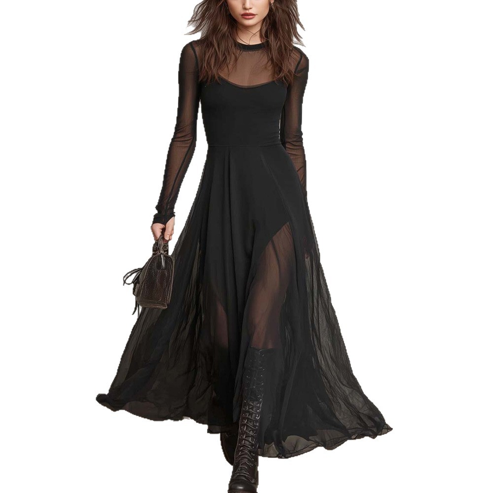 Cross Stitch Dress - Fashionable Embroidery for Women