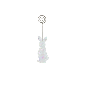 Promotion Pâques Acrylique Lapin Ornements Tag Note Clip Décoration De Table Mignon Debout <span class=keywords><strong>Message</strong></span> Photo Ami Cadeau D'anniversaire - Product Image 3