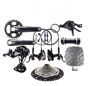 Grupo de Cambio <span class=keywords><strong>Shimano</strong></span> <span class=keywords><strong>XT</strong></span> M8100 para Bicicleta de Montaña de 12 <span class=keywords><strong>Velocidades</strong></span>, Palanca de Cambios M8100, Desviador M8100, Juego de Bielas M8100, <span class=keywords><strong>Cadena</strong></span>, Eje de Pedalier Hidráulico MT801 - Product Image 1