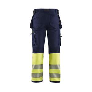 Blaklader-199316428933C56 Hi-Vis 4-Way-stretch กางเกงสีกรมท่า/สีเหลือง-EAN 7330509716304 HI-VIS Workwear - Product Image 2