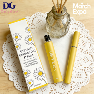 Sérum liquide pour la croissance des <span class=keywords><strong>cils</strong></span> à l'huile <span class=keywords><strong>de</strong></span> ricin, végan, naturel, hydratant, rehausseur <span class=keywords><strong>de</strong></span> <span class=keywords><strong>cils</strong></span> pour des <span class=keywords><strong>cils</strong></span> plus longs, plus épais et plus volumineux - Product Image 1