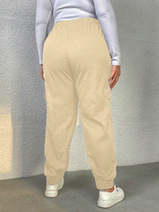 <span class=keywords><strong>Jeans</strong></span> Casual da Donna a Vita Alta con Lavaggio Acido, Salopette Larga Multi-tasca, Nuova Versione Ampia con Tasche <span class=keywords><strong>Laterali</strong></span> e Design alla Moda con Strappi - Product Image 6