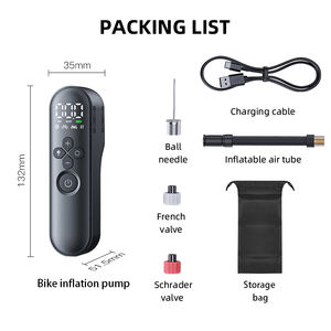 NEWO T05 Mini pompe à pneu électrique portable personnalisable avec jauge numérique Gonfleur de vélo nouvelle génération - Product Image 5