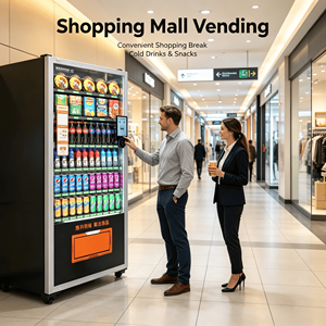 Máquina expendedora de helados, helado suave, postre congelado, autoservicio para centro comercial, zona de comida - Product Image 1