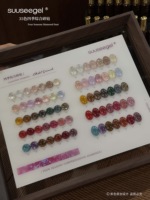 SUUSEEGEL 2026 Nouveau Kit de Gel à Ongles 35 Couleurs Effet Diamant Brisé Haute Qualité Non Toxique Gel UV pour Salon de Manucure Vente en Gros ODM/OEM