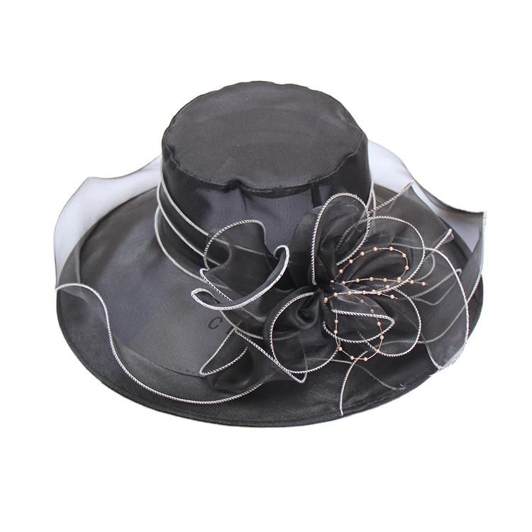 Women's Formal Organza Church Hat Kentucky Derby Fascinator Cap