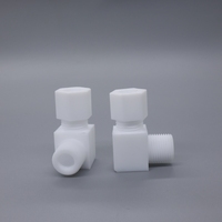 Joint d'étanchéité en PTFE bride à manchon fileté extérieur type coude doublé raccords de joints de tuyau à trois voies pour l'étanchéité