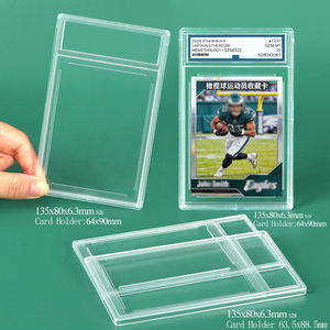 YZM Case Plástico Ultrassônico 35PT para Cartões Graduados <span class=keywords><strong>PSA</strong></span>, Cartões Esportivos e Cartões Pokémon - Product Image 1