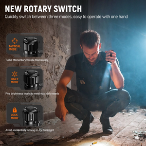 <span class=keywords><strong>Linterna</strong></span> LED Recargable USB C <span class=keywords><strong>Wurkkos</strong></span> TD07, 1300lm, <span class=keywords><strong>Linterna</strong></span> Táctica con Alcance de 479m, Impermeable, EDC, con Abrazadera de Anillo - Product Image 5