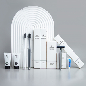 लागत प्रभावी भ्रूण सफेद कार्ड बॉक्स डिस्पोजेबल होटल शौचालय सेट कस्टम लोगो उपलब्ध - Product Image 1