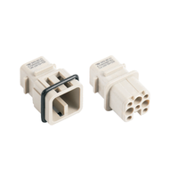 Conector de Alta Resistencia HD-007 HDC de 10A 250V con Bloqueo Rápido, Reemplazo para Conector USB Macho/Hembra de Acero Inoxidable, Moldeado por Inyección de Plástico