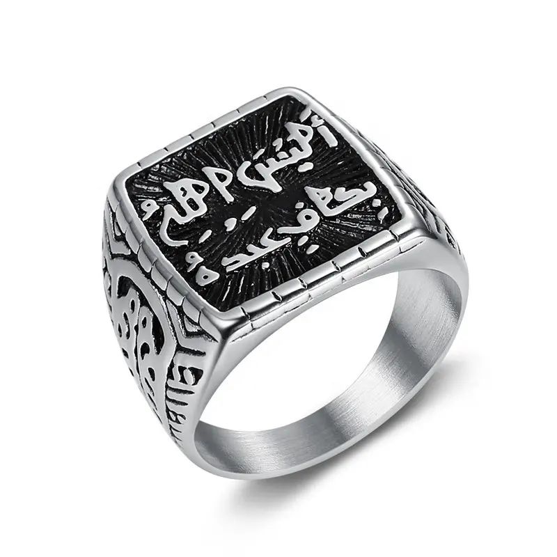 خاتم رجالي كلاسيكي من الفضة الخالصة عيار 925 للبيع بالجملة خاتم عربي