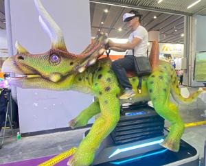 Fournisseur de dinosaures animatroniques Modèle de tour de dinosaure VR en grandeur nature - Product Image 4