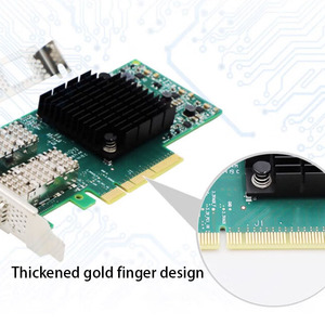 Marca nueva tarjeta adaptadora de la tarjeta <span class=keywords><strong>Raid</strong></span> de 25Gbs interfaz doble PCIe Gen 3,0*8 10 Gigabit Ethernet tarjeta de red - Product Image 3