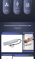 Hub USB Type-C 8 ports avec 1 lecteur de carte USB 3.0 SD/TF et prise audio 3,5 mm (CN) en stock