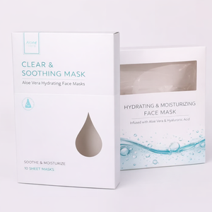 Boîte d'emballage cosmétique personnalisée, carton pliable pour l'emballage de masques faciaux, logo personnalisé, directement de l'usine - Product Image 4