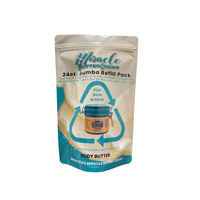 Sachet refermable personnalisé en PET/VMPET/PE, imperméable et biodégradable, avec fermeture éclair, pour l'emballage de noix, d'aliments pour animaux et de gelées