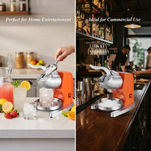 เครื่องบดน้ำแข็งขนาดเล็ก380W เครื่องบดน้ำแข็งไฟฟ้าขนาดเล็กควบคุมเครื่องจักรขนาดเล็ก - Product Image 5