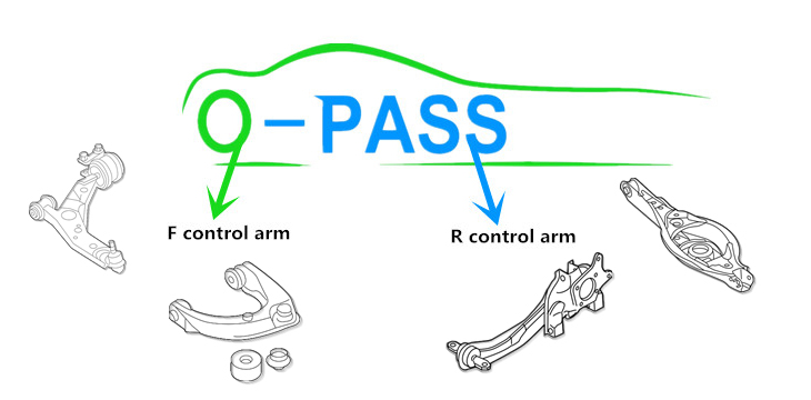 OPASS Rear Axle Lower Trailing Arm for Honda Odyssey