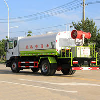 Camion-citerne Dongfeng 4x2 14000L, camion-citerne à eau de 14m³, camion-citerne à eau pour la pulvérisation routière et urbaine à vendre