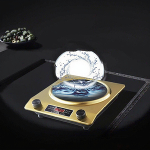 3500W Single Burner Electric Induction Cooker Touch Stainless Steel Waterproof Rapid Heating Countertop Commercial Use Class - Product Image 3