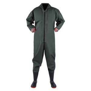 Cuissardes <span class=keywords><strong>de</strong></span> chasse et <span class=keywords><strong>de</strong></span> <span class=keywords><strong>pêche</strong></span> personnalisées pour hommes avec bottes en PVC et cuissardes <span class=keywords><strong>de</strong></span> poitrine imperméables en caoutchouc Ventes directes en usine - Product Image 2