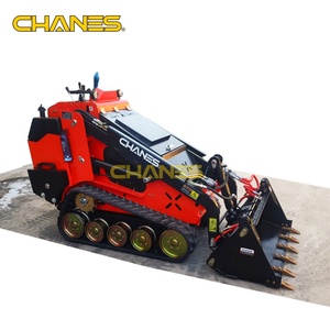 Çin'in En Uygun Maliyetli Mini Skid Steer Yükleyici dizel Paletli 430 V1000 Kubota EPA Motorlu Mini Paletli Yükleyici Dörtü Bir Arada Kepçe - Product Image 4