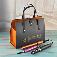 Boîte à outils capillaires portable haut de gamme en carton – Emballage personnalisé imprimé avec poignée pour sèche-cheveux et kits de coiffure – Coffret cadeau
