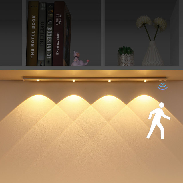Wireless Under Kitchen Lighting Rechargeable Motion Sensor Led Cabinet Lights for Efficient Lighting for Work and Home