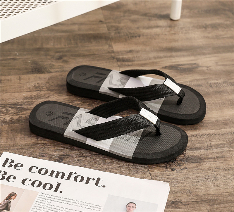 Foam Summer Beach Flat Shoes Outdoor Casual Men Flip Flops Slippers Wholesale
