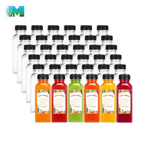 Contenants en Plastique PET Vides <span class=keywords><strong>de</strong></span> Haute Qualité, 12 oz, Capacité 50 ml à 500 ml, Transparents, Réutilisables, pour Boissons Froides, Jus et <span class=keywords><strong>Lait</strong></span> - Product Image 1