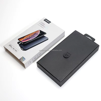 Boîte pliante avec poignée, emballage personnalisé pour batterie externe, étui de téléphone portable et accessoires de téléphone assortis