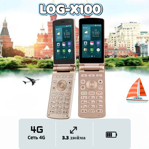 Teléfono Móvil MEKU LOG-X100 4G Android con Tapa Abatible, Botones Físicos, Doble SIM, Procesador MTK, para Estudiantes y <span class=keywords><strong>Personas</strong></span> <span class=keywords><strong>Mayores</strong></span> - Product Image 5